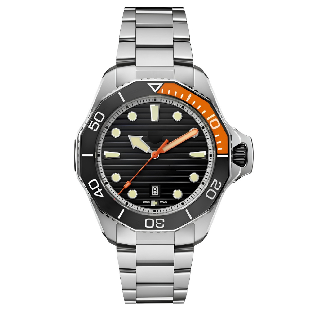 Aquaracer Professional 1000 Superdiver Automatic Date Black Dial 45mm