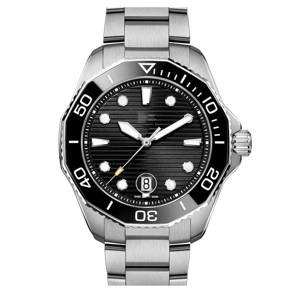 Aquaracer Professional 300 Automatic Date Black Dial 43mm