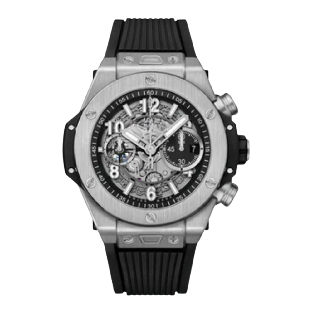 Big Bang Unico Silver Black 44mm